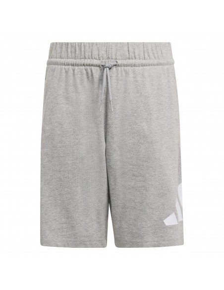 Pantalón corto Adidas-J BL KN SH 210 MGREYH-WHITE
