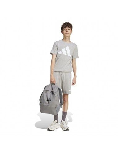 Pantalón corto Adidas-J BL KN SH 210 MGREYH-WHITE