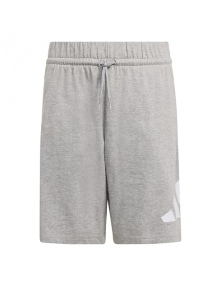 Pantalón corto Adidas-J BL KN SH 210 MGREYH-WHITE