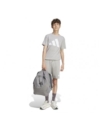 Pantalón corto Adidas-J BL KN SH 210 MGREYH-WHITE
