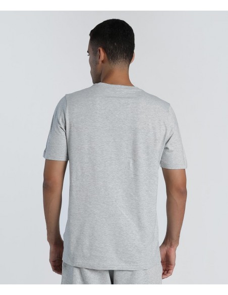 Camiseta manga corta Puma-ESS ELEVATED Tee-684726-04-GRIS CLARO UNISEX