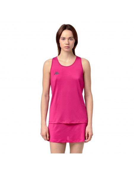 CAMISETA SIN MANGAS ROSA TÉCNICA MUJER KAPPA