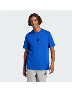 Camiseta manga corta Adidas-M SL SJ T-JF1094 AZUL-HOMBRE