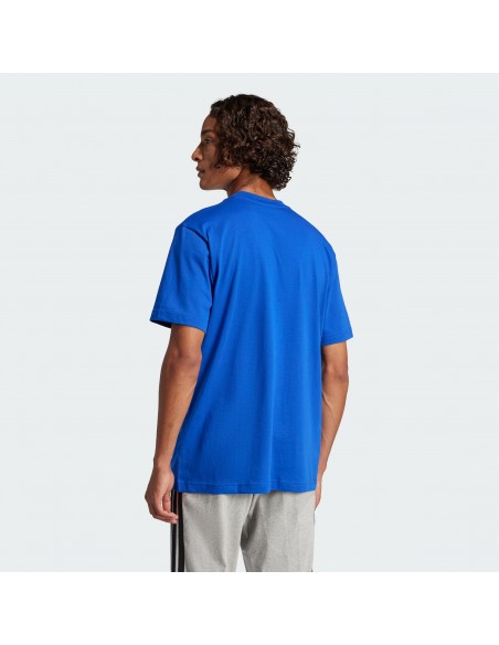 Camiseta manga corta Adidas-M SL SJ T-JF1094 AZUL-HOMBRE