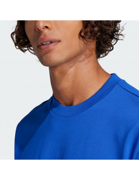 Camiseta manga corta Adidas-M SL SJ T-JF1094 AZUL-HOMBRE
