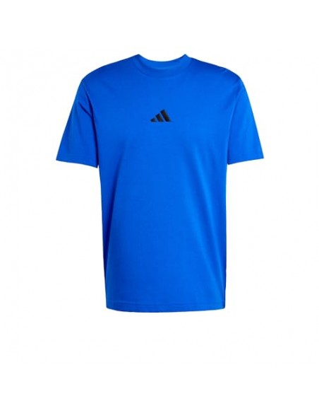 Camiseta manga corta Adidas-M SL SJ T-JF1094 AZUL-HOMBRE