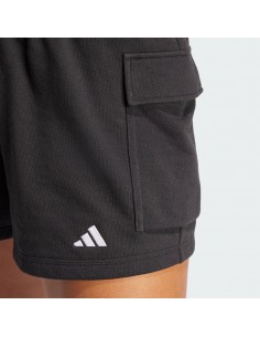 Pantalón corto Adidas-W SL FT SHO-JD9944 NEGRO-MUJER 2