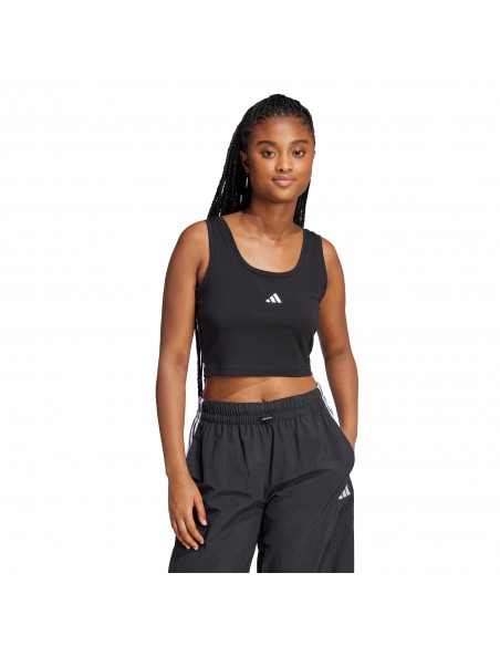 Camiseta sin mangas Adidas-W SL SJ TK-JE1321 NEGRO-MUJER
