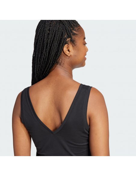 Camiseta sin mangas Adidas-W SL SJ TK-JE1321 NEGRO-MUJER