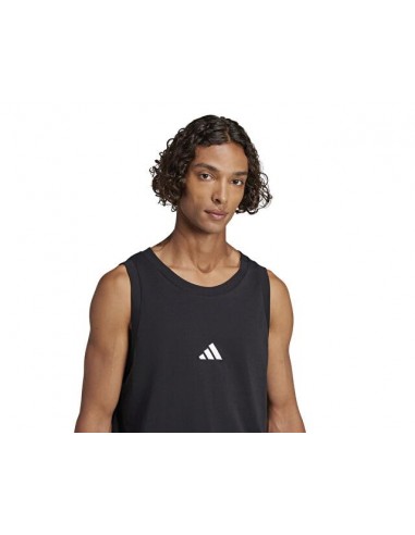 Top Adidas-M SL TANK-JE8986 NEGRO-HOMBRE