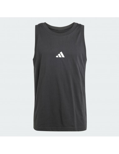 Top Adidas-M SL TANK-JE8986 NEGRO-HOMBRE