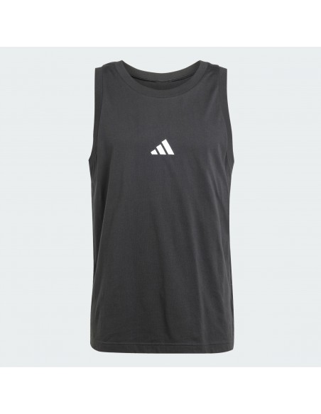 Top Adidas-M SL TANK-JE8986 NEGRO-HOMBRE