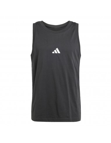 Top Adidas-M SL TANK-JE8986 NEGRO-HOMBRE