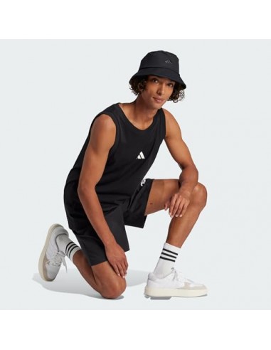 Top Adidas-M SL TANK-JE8986 NEGRO-HOMBRE