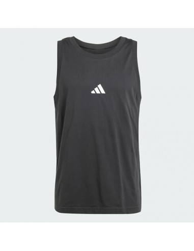 Top Adidas-M SL TANK-JE8986 NEGRO-HOMBRE