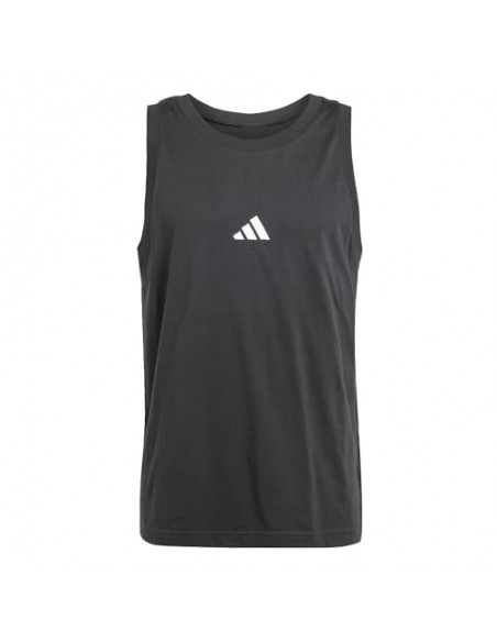 Top Adidas-M SL TANK-JE8986 NEGRO-HOMBRE