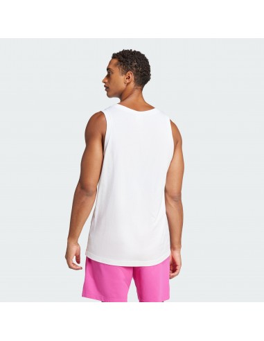 Top Adidas-M SL TANK-JE8984 BLANCO-HOMBRE