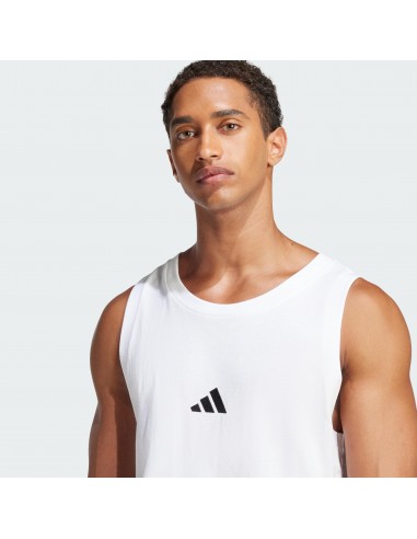 Top Adidas-M SL TANK-JE8984 BLANCO-HOMBRE