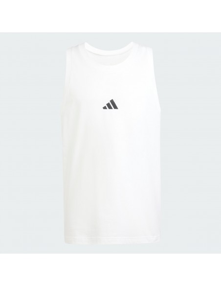 Top Adidas-M SL TANK-JE8984 BLANCO-HOMBRE