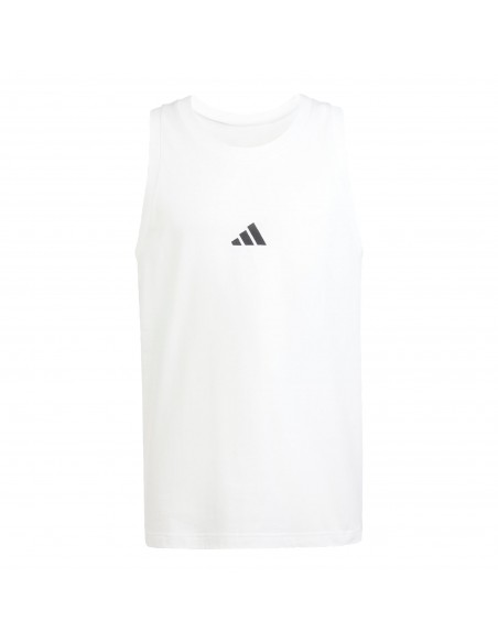 Top Adidas-M SL TANK-JE8984 BLANCO-HOMBRE
