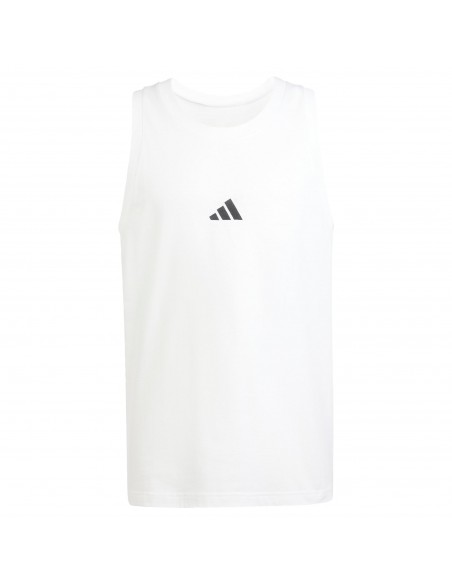 Top Adidas-M SL TANK-JE8984 BLANCO-HOMBRE