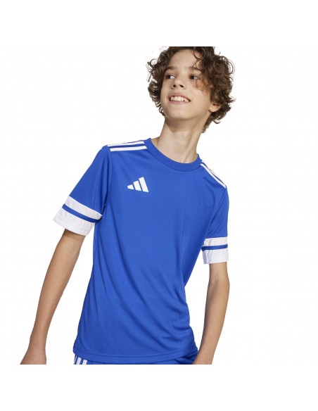 Camiseta de equipos Adidas-SQUA25 JSY Y-JJ0054 AZUL-UNISEX JUNIOR