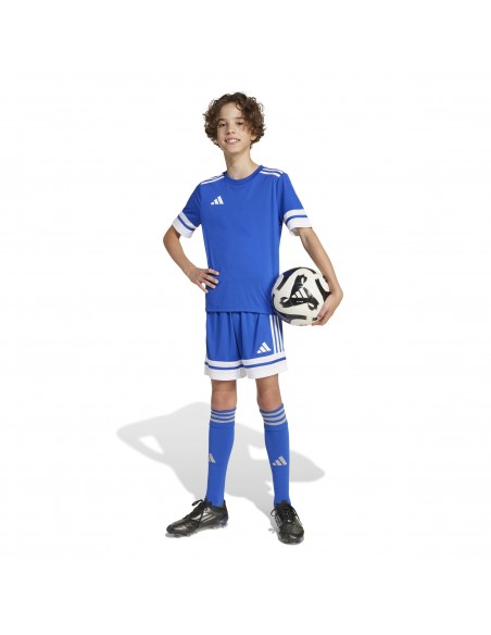 Camiseta de equipos Adidas-SQUA25 JSY Y-JJ0054 AZUL-UNISEX JUNIOR
