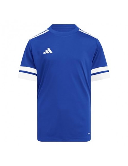 Camiseta de equipos Adidas-SQUA25 JSY Y-JJ0054 AZUL-UNISEX JUNIOR