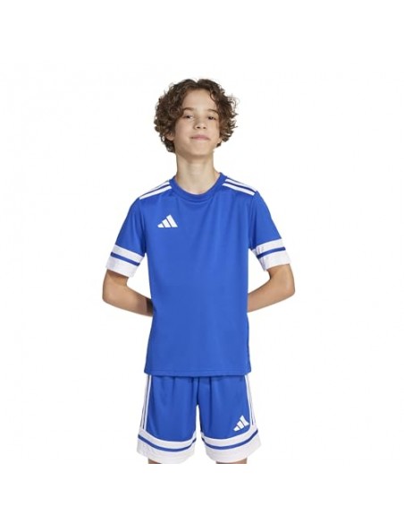 Camiseta de equipos Adidas-SQUA25 JSY Y-JJ0054 AZUL-UNISEX JUNIOR