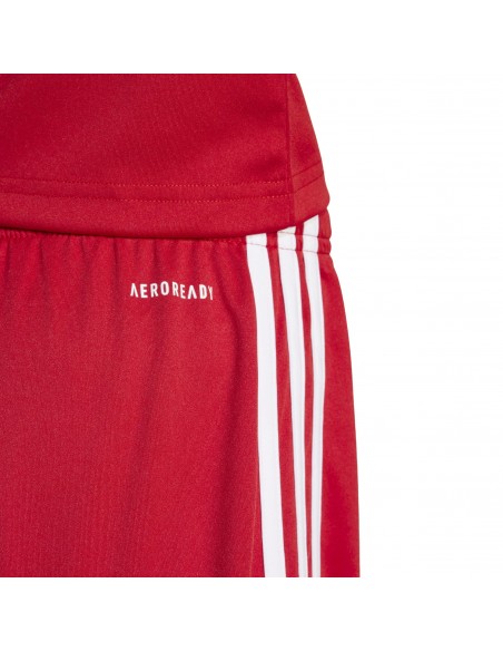 Pantalones de equipos Adidas-SQUA25 SHO Y-JJ2416 ROJO-UNISEX JUNIOR