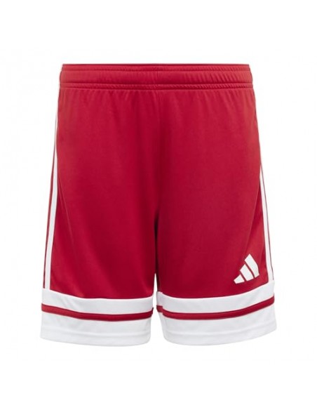 Pantalones de equipos Adidas-SQUA25 SHO Y-JJ2416 ROJO-UNISEX JUNIOR