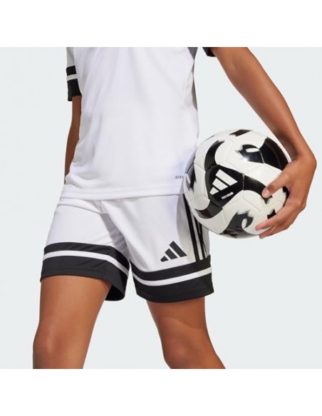 Pantalones de equipos Adidas-SQUA25 SHO Y-JJ2422 BLANCO-UNISEX JUNIOR