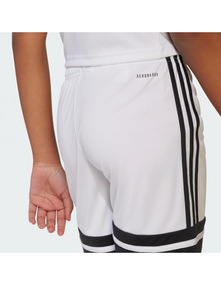 Pantalones de equipos Adidas-SQUA25 SHO Y-JJ2422 BLANCO-UNISEX JUNIOR