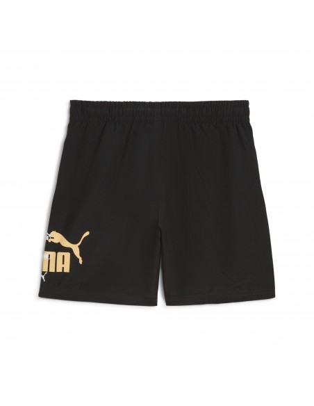 Shorts Puma-ESS LOGO LAB Summer Woven Shorts B-685796-01-NEGRO UNISEX JUNIOR