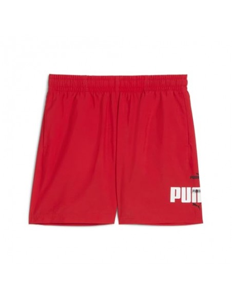 Shorts Puma-ESS LOGO LAB Summer Woven Shorts B-685796-11-ROJO UNISEX JUNIOR