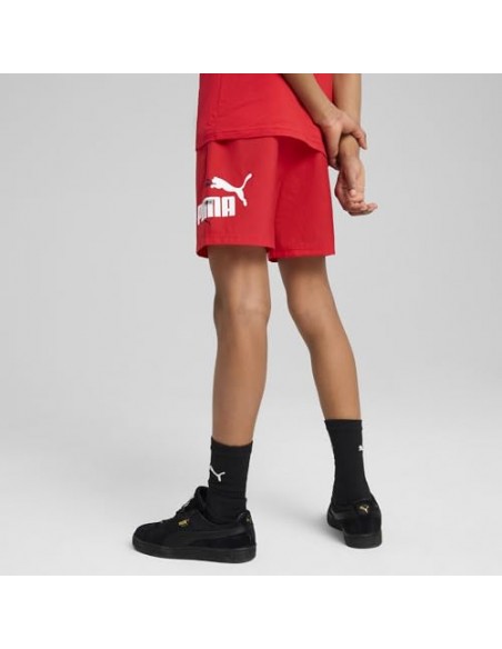 Shorts Puma-ESS LOGO LAB Summer Woven Shorts B-685796-11-ROJO UNISEX JUNIOR