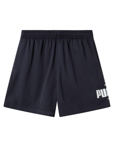 Shorts Puma-ESS LOGO LAB Summer Woven Shorts B-685796-16-AZUL MARINO UNISEX JUNIOR