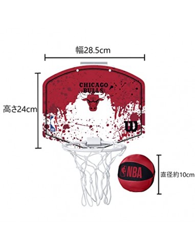 WILSON NBA TEAM MINI HOOP CHICAGO BULLS
