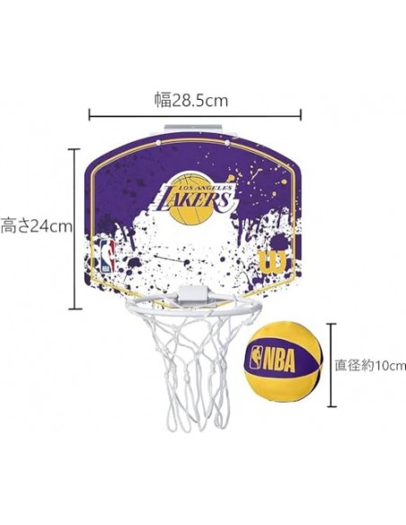 WILSON NBA TEAM MINI HOOP LAKERS