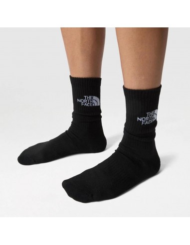 CALCETÍN MLSPRT SOCK CSH CREW 3P TNF BLACK