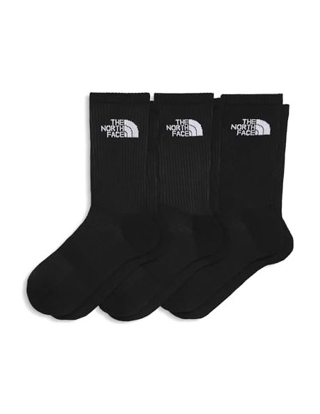 CALCETÍN MLSPRT SOCK CSH CREW 3P TNF BLACK