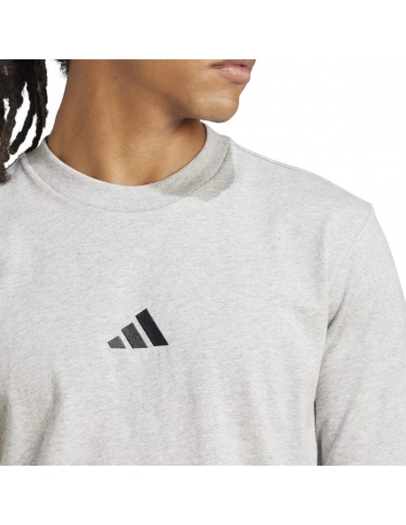 Camiseta manga corta Adidas-M SL SJ T-JF1091 GRIS-HOMBRE