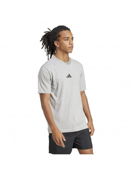 Camiseta manga corta Adidas-M SL SJ T-JF1091 GRIS-HOMBRE