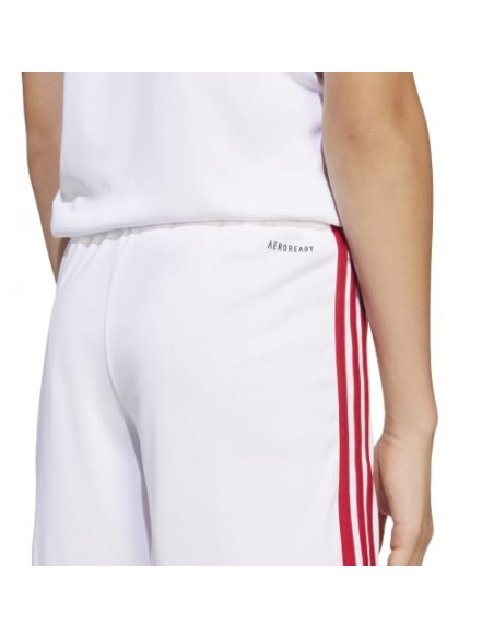 Pantalones de equipos Adidas-SQUA25 SHO Y-JJ2424 BLANCO-UNISEX JUNIOR