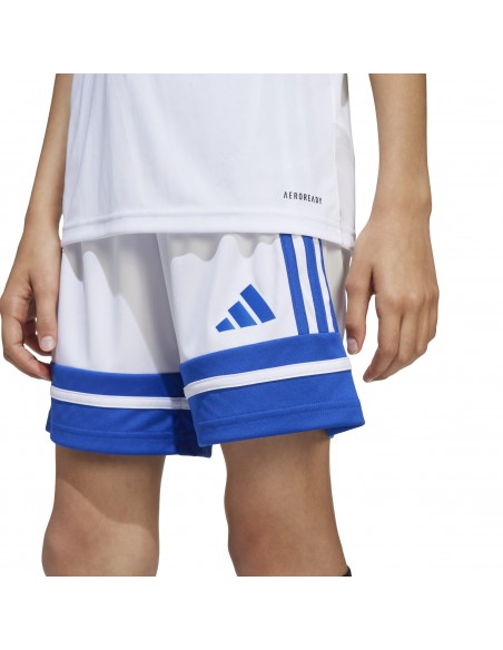 Pantalones de equipos Adidas-SQUA25 SHO Y-JJ2425 BLANCO-UNISEX JUNIOR