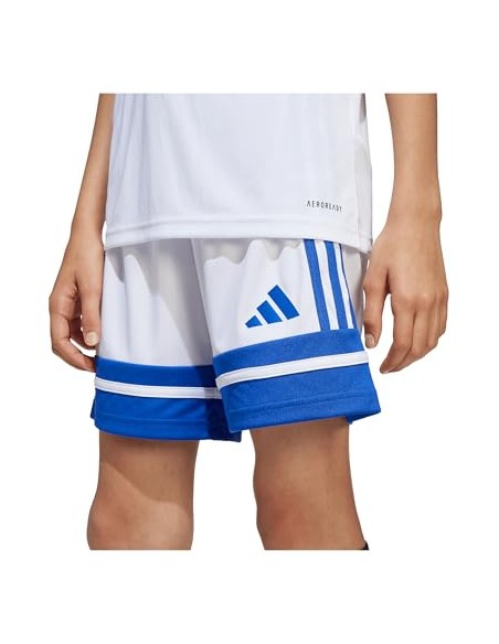 Pantalones de equipos Adidas-SQUA25 SHO Y-JJ2425 BLANCO-UNISEX JUNIOR