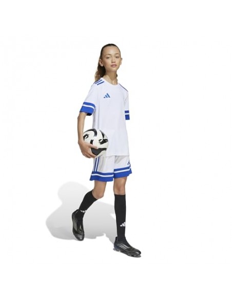 Pantalones de equipos Adidas-SQUA25 SHO Y-JJ2425 BLANCO-UNISEX JUNIOR