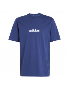 Camiseta manga corta Adidas-M LIN SJ T-JE8999 AZUL-HOMBRE