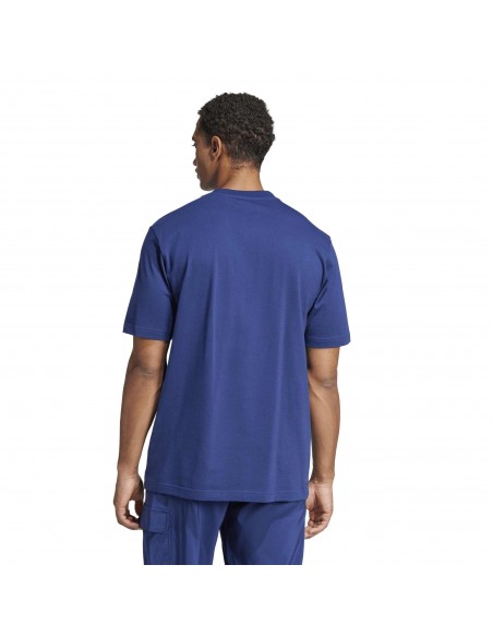 Camiseta manga corta Adidas-M LIN SJ T-JE8999 AZUL-HOMBRE