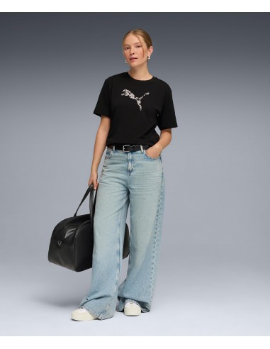 CAMISETA NEGRA PUMA MUJER